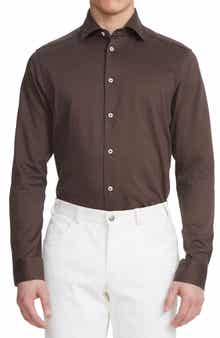 Jack Victor Abbott Knit Button-Up Shirt