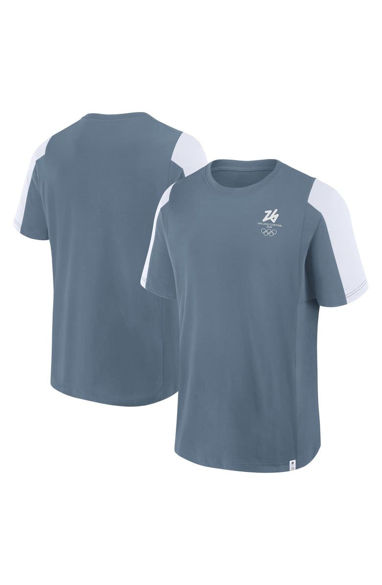 FANATICS Men
s Fanatics Gray Milano Cortina 2026 Winter Olympics Classic Panel T-Shirt, Main, color, Gray
