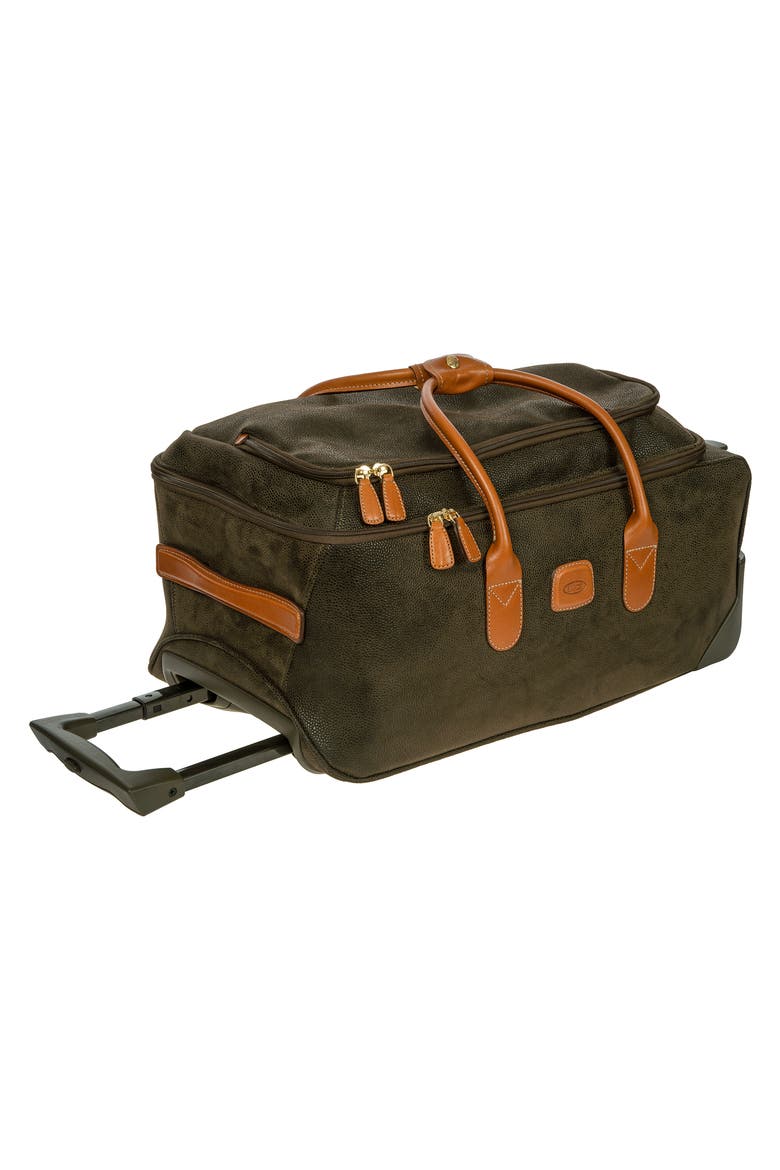 Life Collection 21-Inch Rolling Duffel Bag, Alternate, color, OLIVE