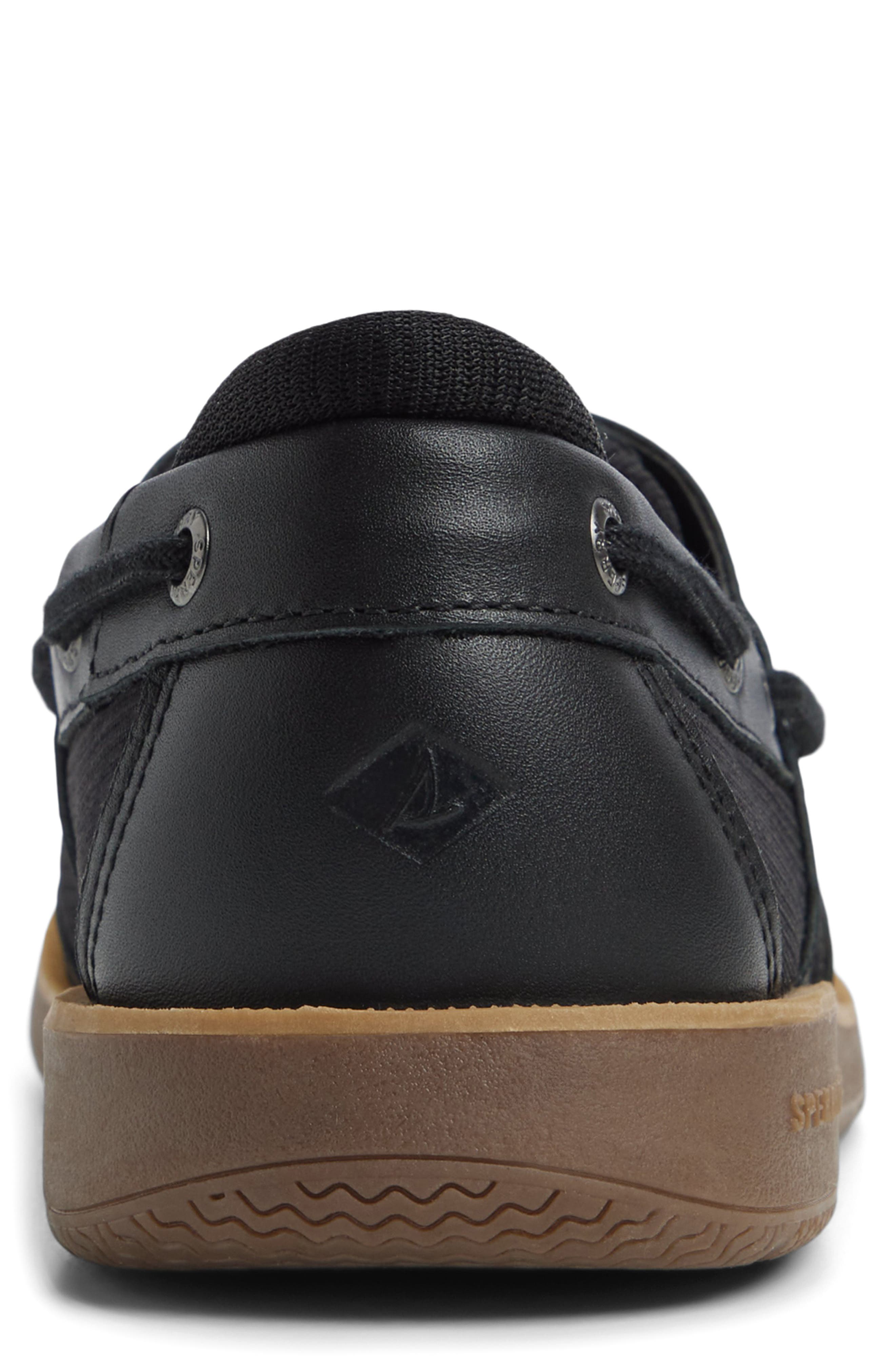 Sperry Surveyor 2-Eye Boat Shoe, Alternate, color, Black