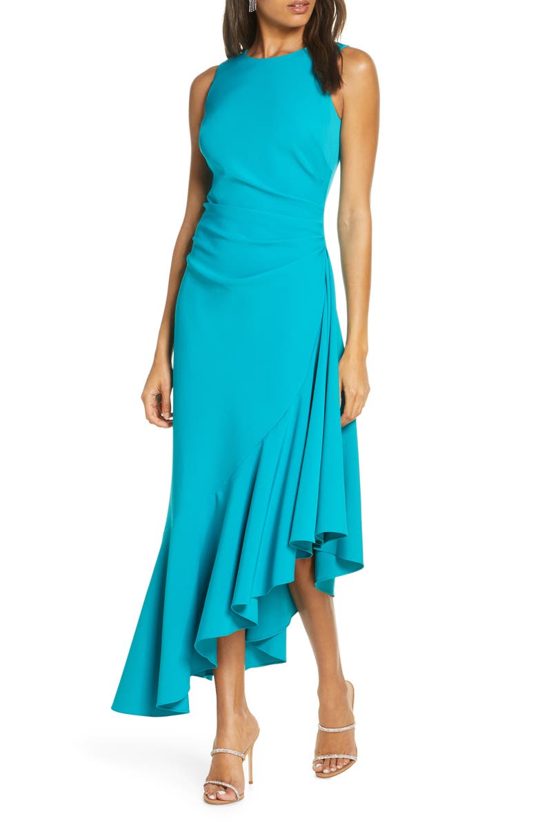 Eliza J High/Low Evening Dress, Main, color, 
