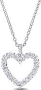 Julianna B. Moissanite Open Heart Pendant