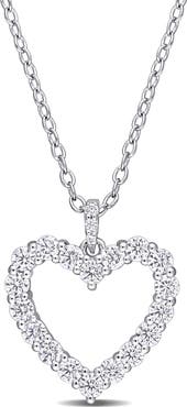 Julianna B. Moissanite Open Heart Pendant