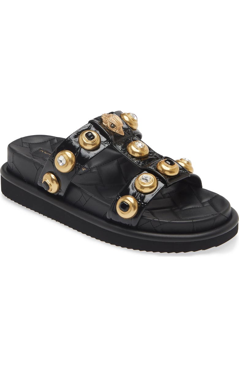 Kurt Geiger London Orson Crystal Slide Sandal, Main, color,
