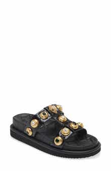 Kurt Geiger London Orson Crystal Slide Sandal