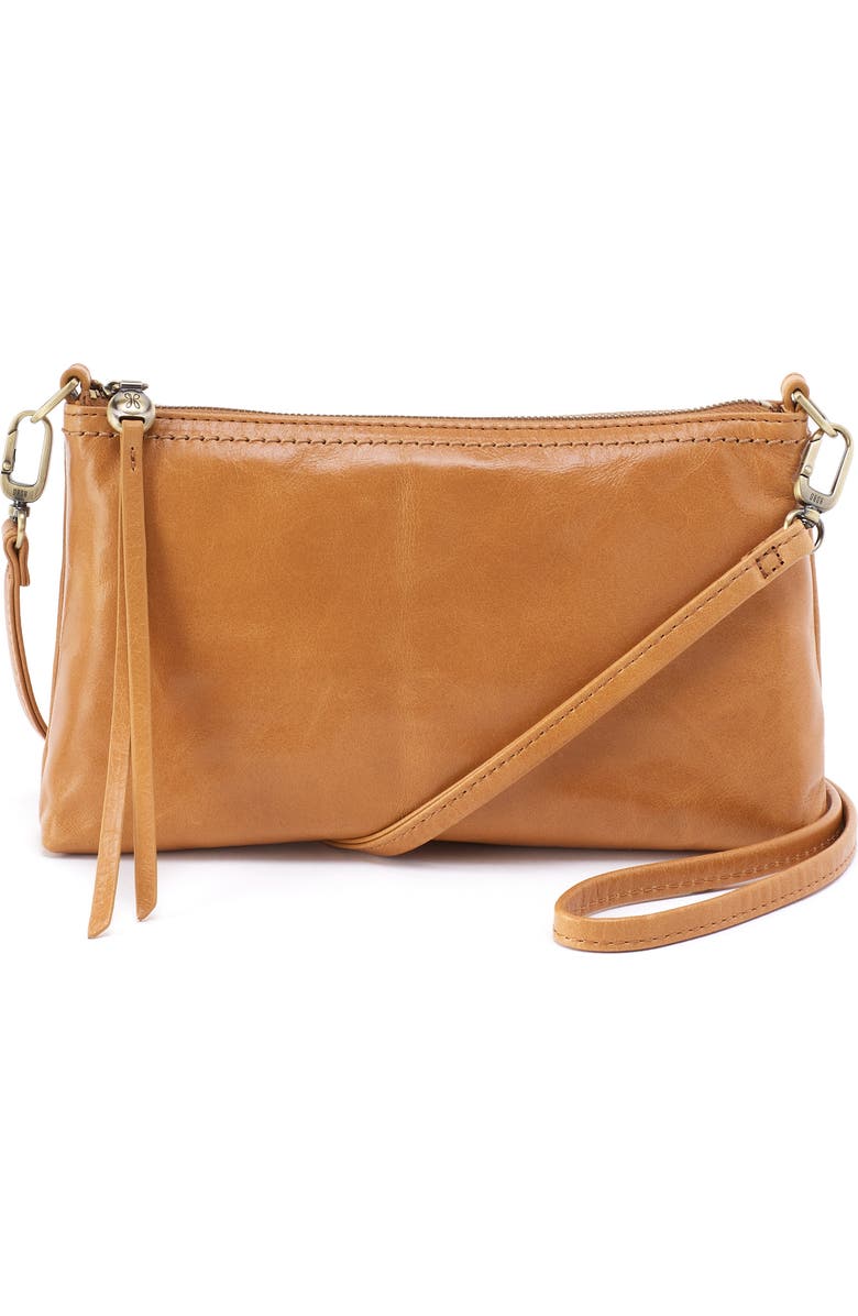 HOBO Darcy Convertible Leather Crossbody Bag, Alternate, color, Natural