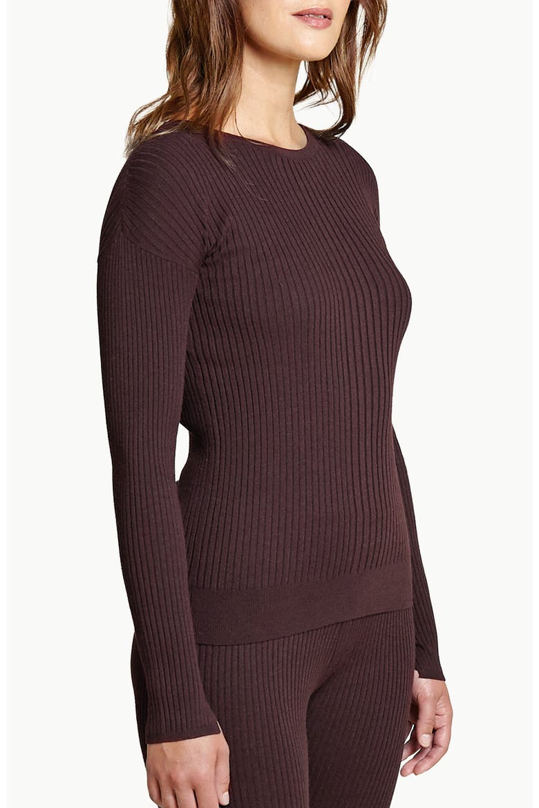Elevated Rib Crew, Alternate, color, Acai