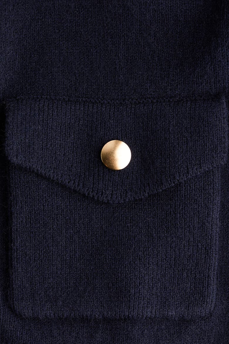 Oversized Cardigan, Alternate, color, Navy blue