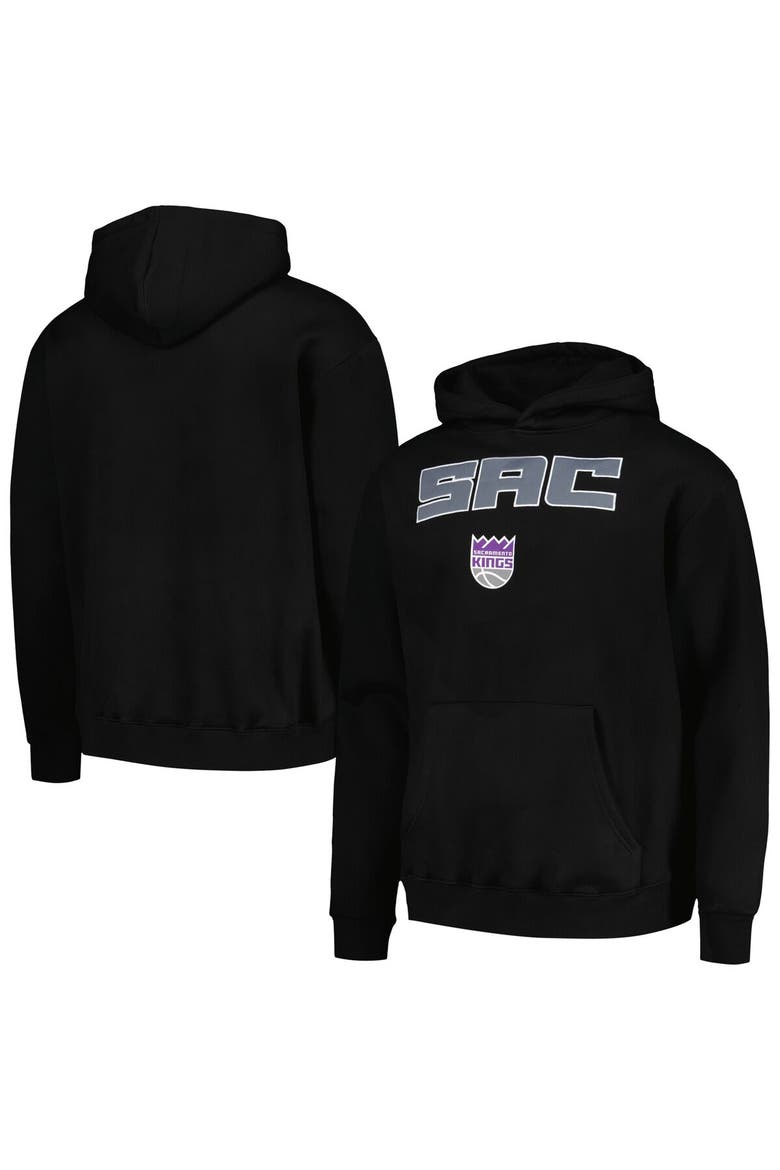 Unisex Stadium Essentials Black Sacramento Kings Terrace Pullover Hoodie, Main, color, Black