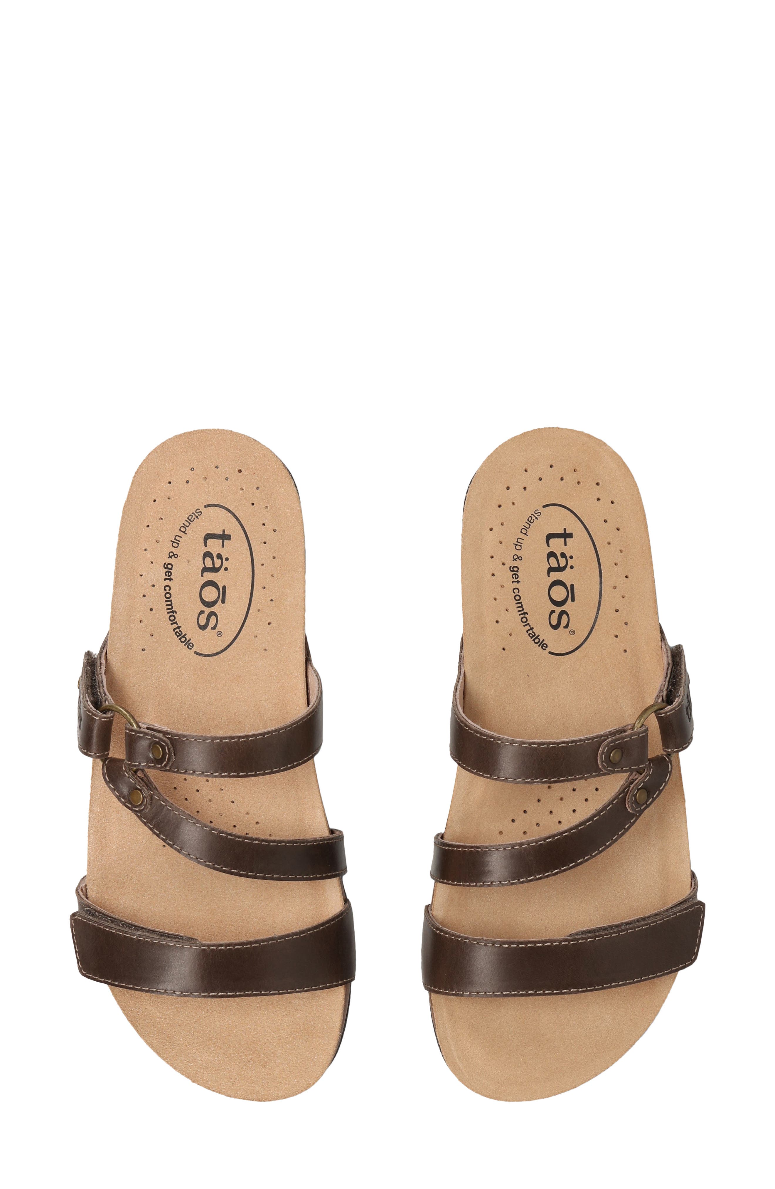 Ringslide Slide Sandal, Alternate, color, MOCHA