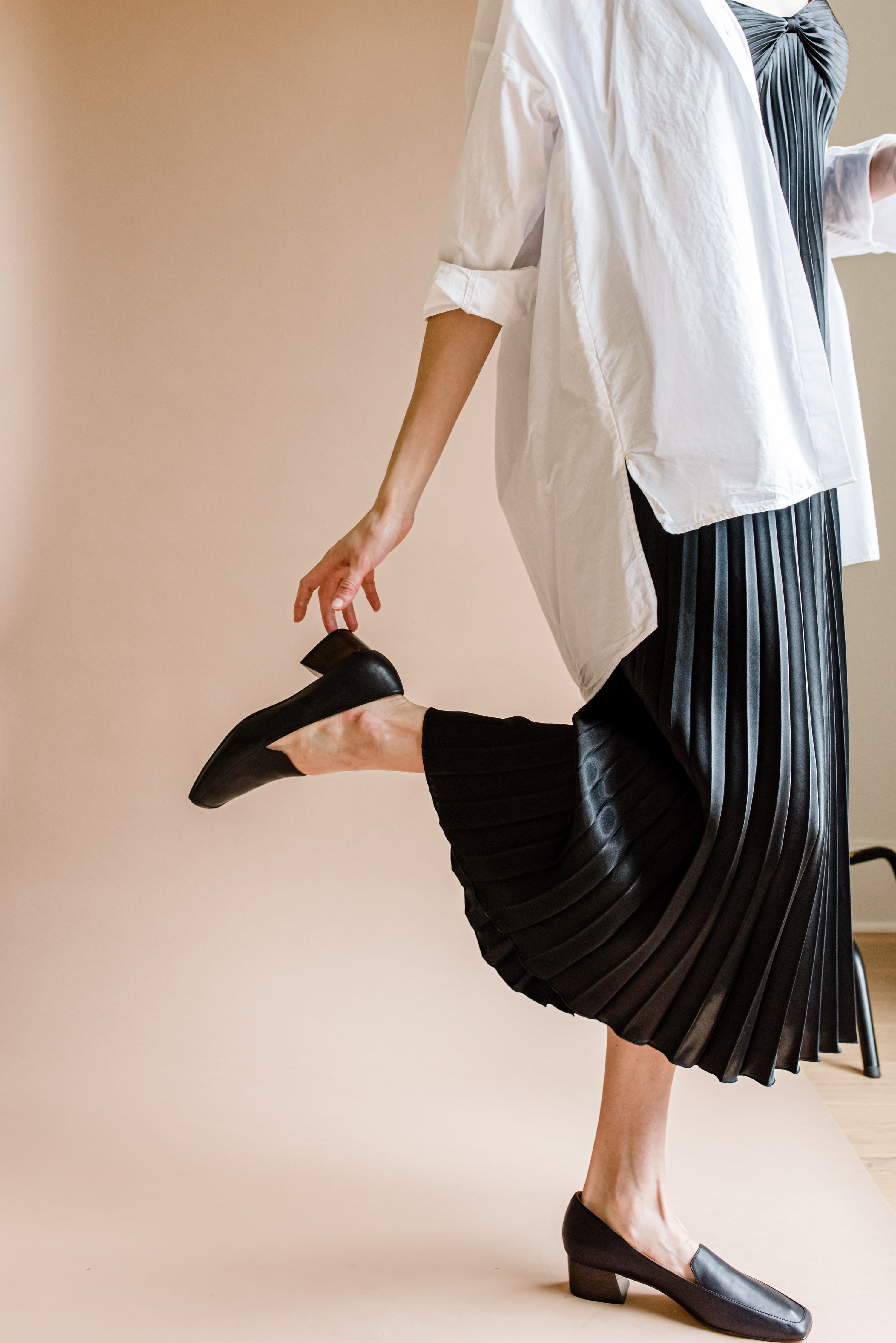 Huma Blanco Charlie Heeled Loafer, Alternate, color, 