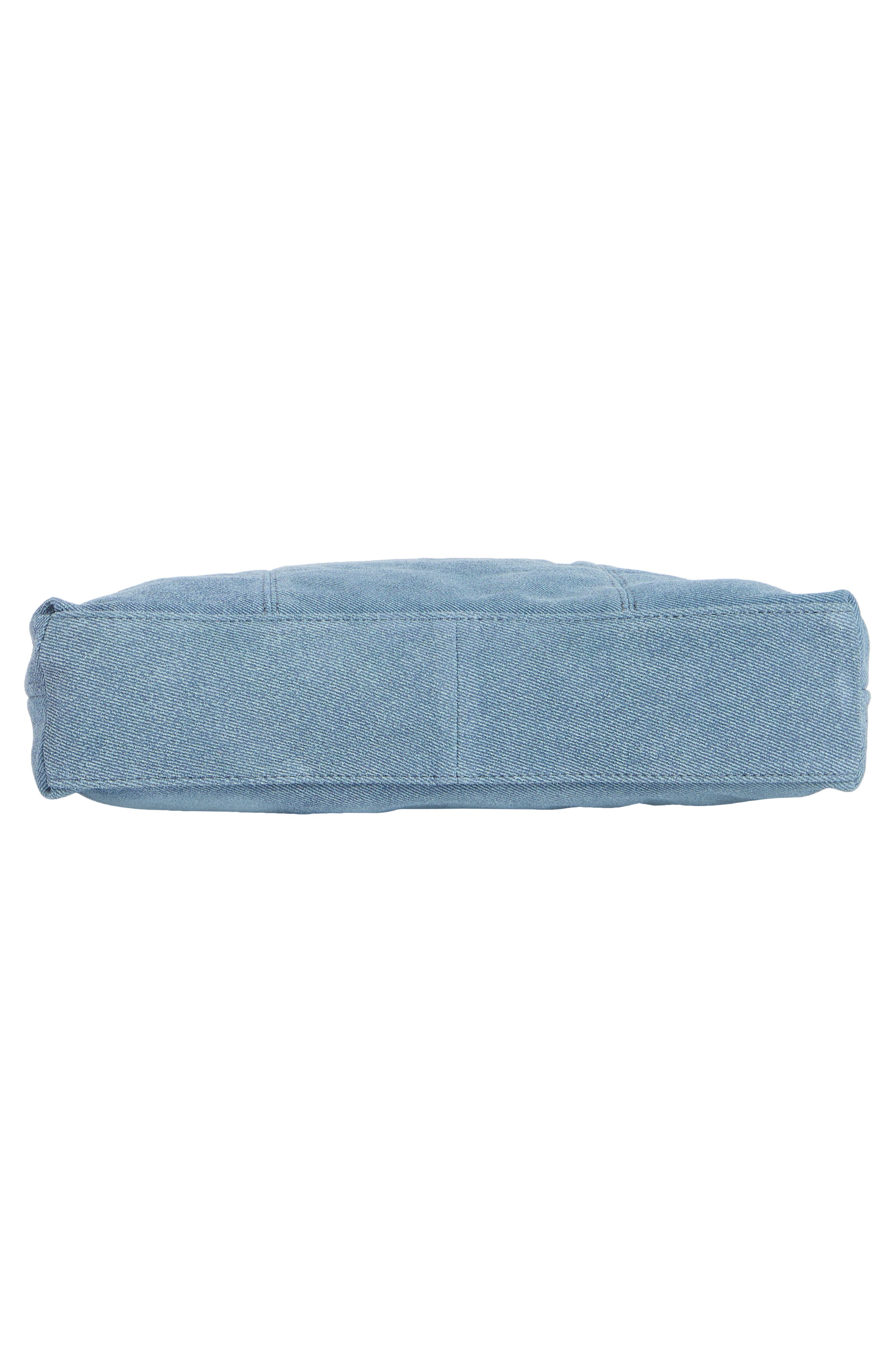 AIMEE Glow Top Handle Handbag, Alternate, color, Blue Denim