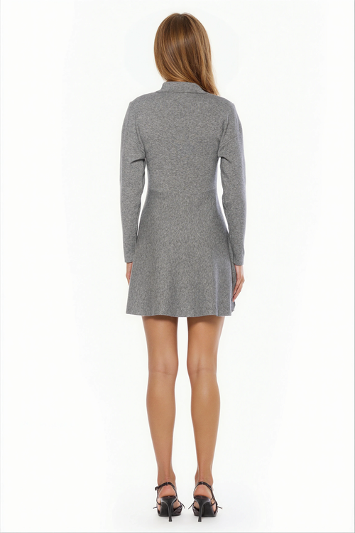 Alexia Admor Ocean Dress In Gray