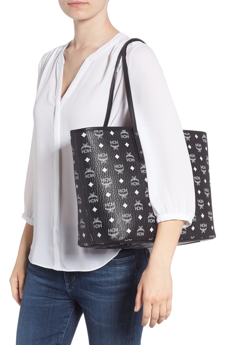 MCM Medium Anya Tote, Alternate, color,
