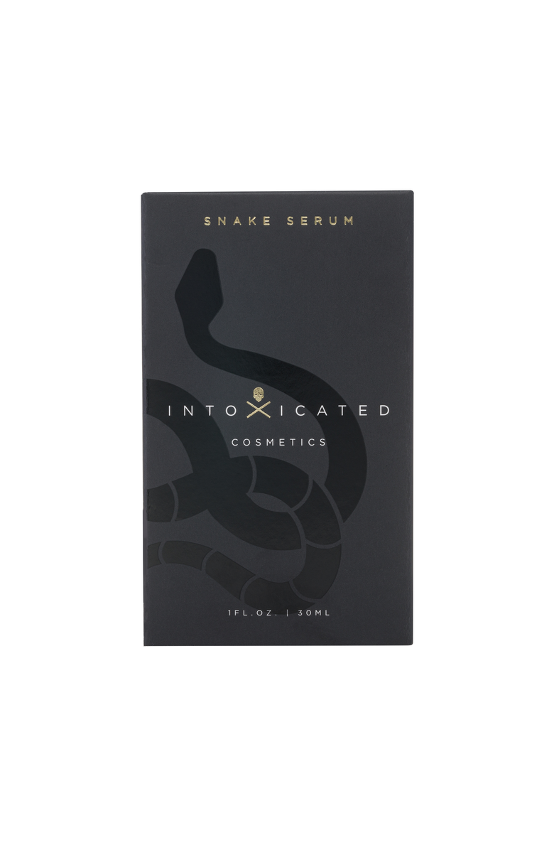 Intoxicated Cosmetics Snake Serum + Mini Snake Serum|  Full Size 1 fl oz/ 30 ml & Travel Size 0.17oz/5ml | Anti-Aging Formula with Vegan Snake Peptides | Hydrating Hyaluronic Acid | Niacinamide for Radiant Skin Repair, Alternate, color, NO COLOR