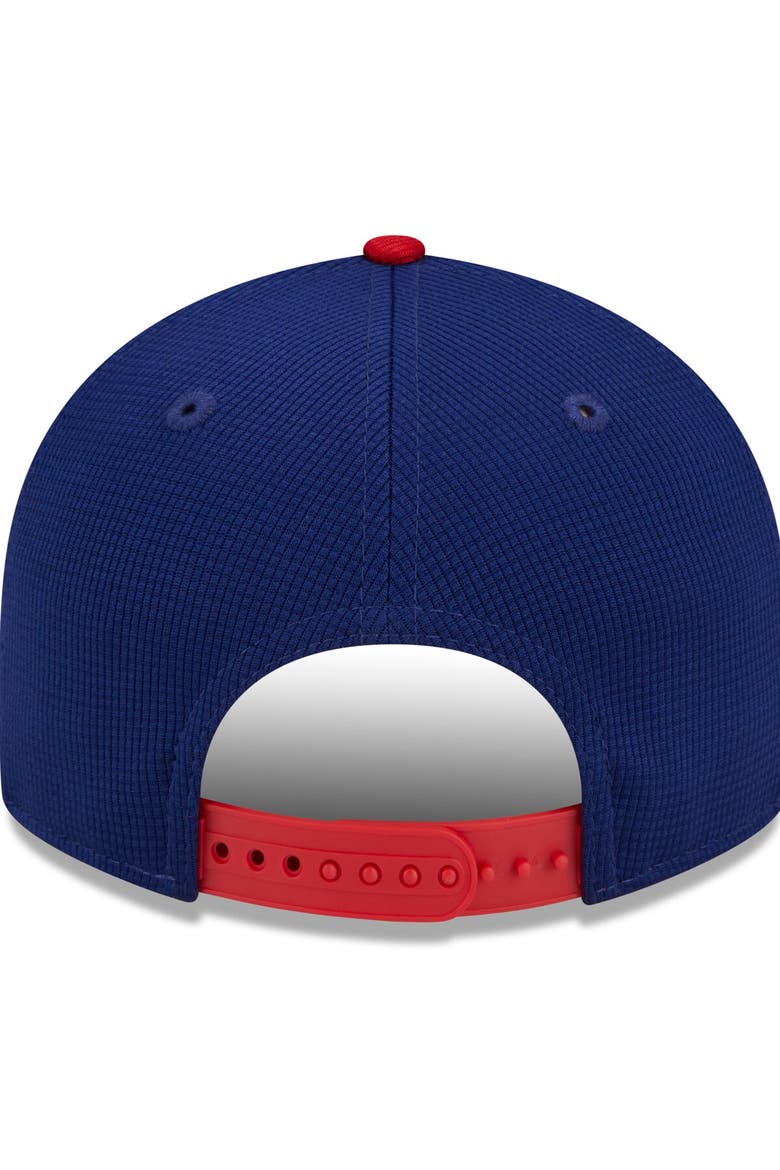 Men's New Era  Navy Philadelphia Phillies 2025 Batting Practice Low Profile 9FIFTY Snapback Hat, Alternate, color, Navy