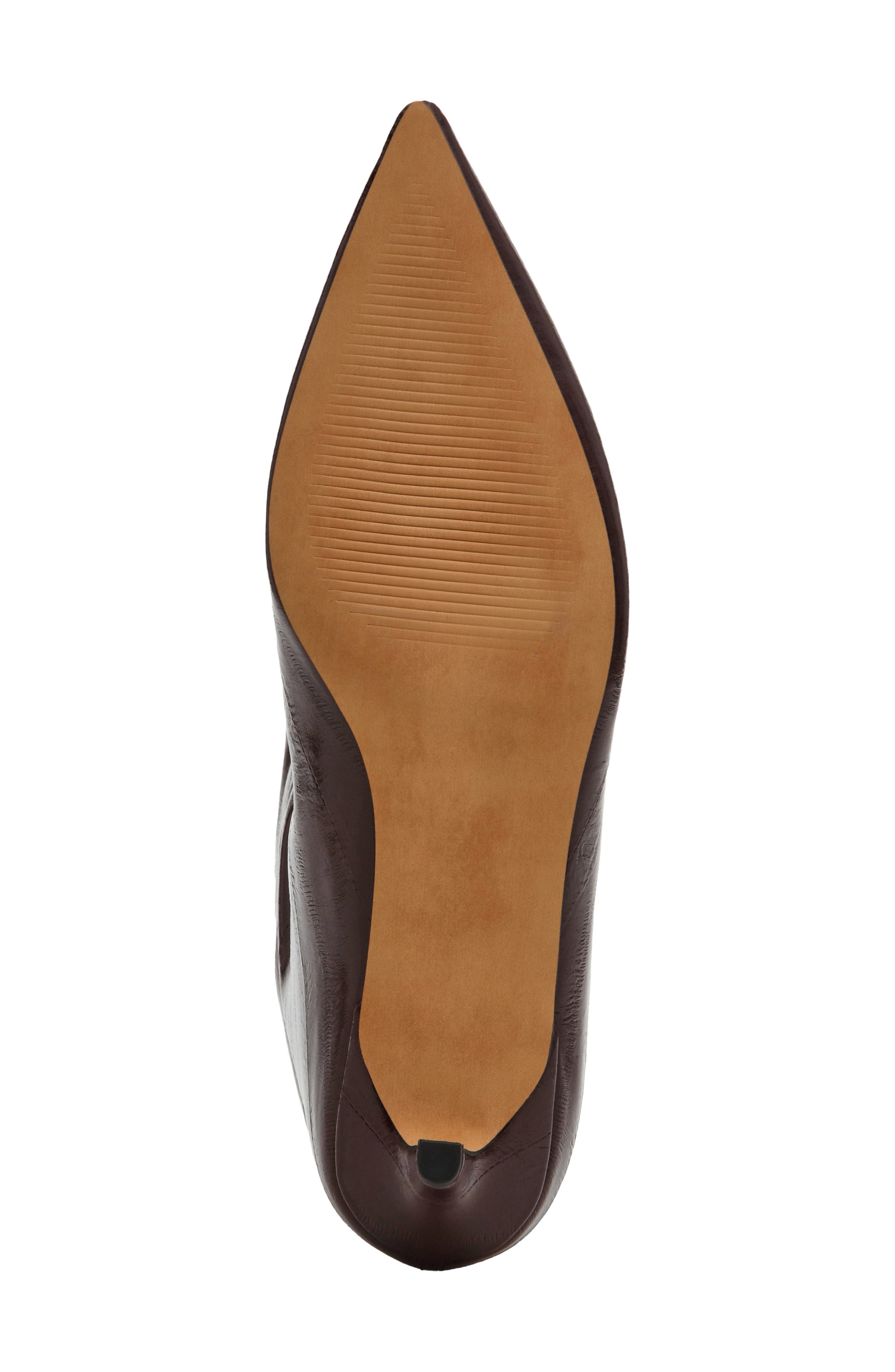 Lychee Pointed Toe Boot, Alternate, color, BURGUNDY EEL