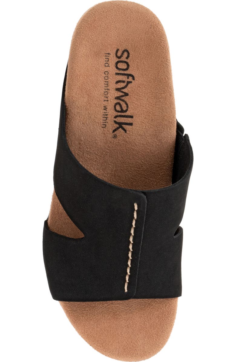 SoftWalk<sup>®</sup> Beverly Sandal, Alternate, color, Black Nubuck