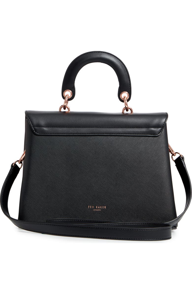 Ted Baker London Keiira Lady Bag Faux Leather Top Handle Satchel, Alternate, color,