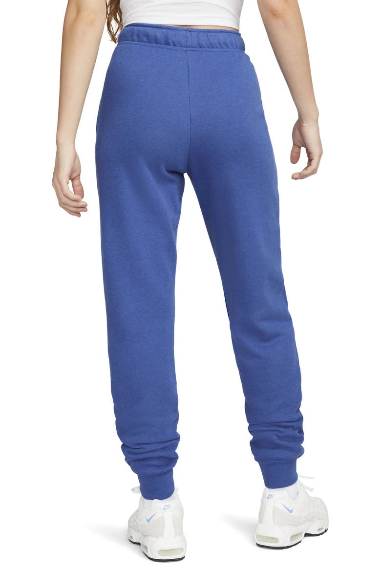 Sportswear Club Fleece Joggers, Alternate, color, HYPER ROYAL/ HEATHER/ WHITE