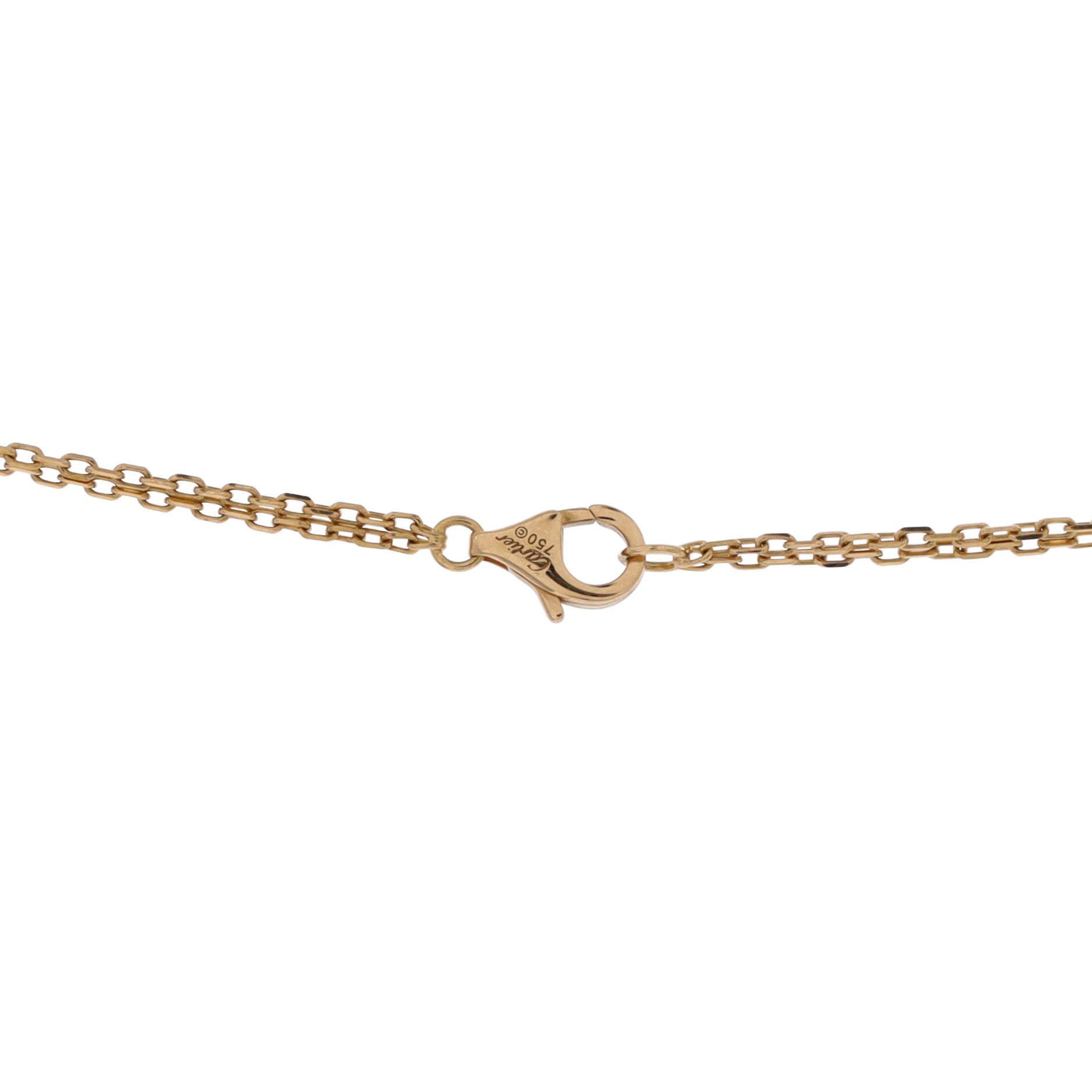 2 Diamonds Love Pendant Necklace 18K Yellow Gold and Diamonds, Alternate, color, Metallic Gold