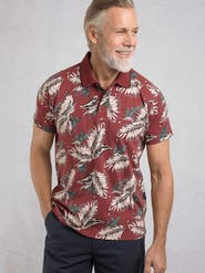 Weird Fish Sarat Printed Polo