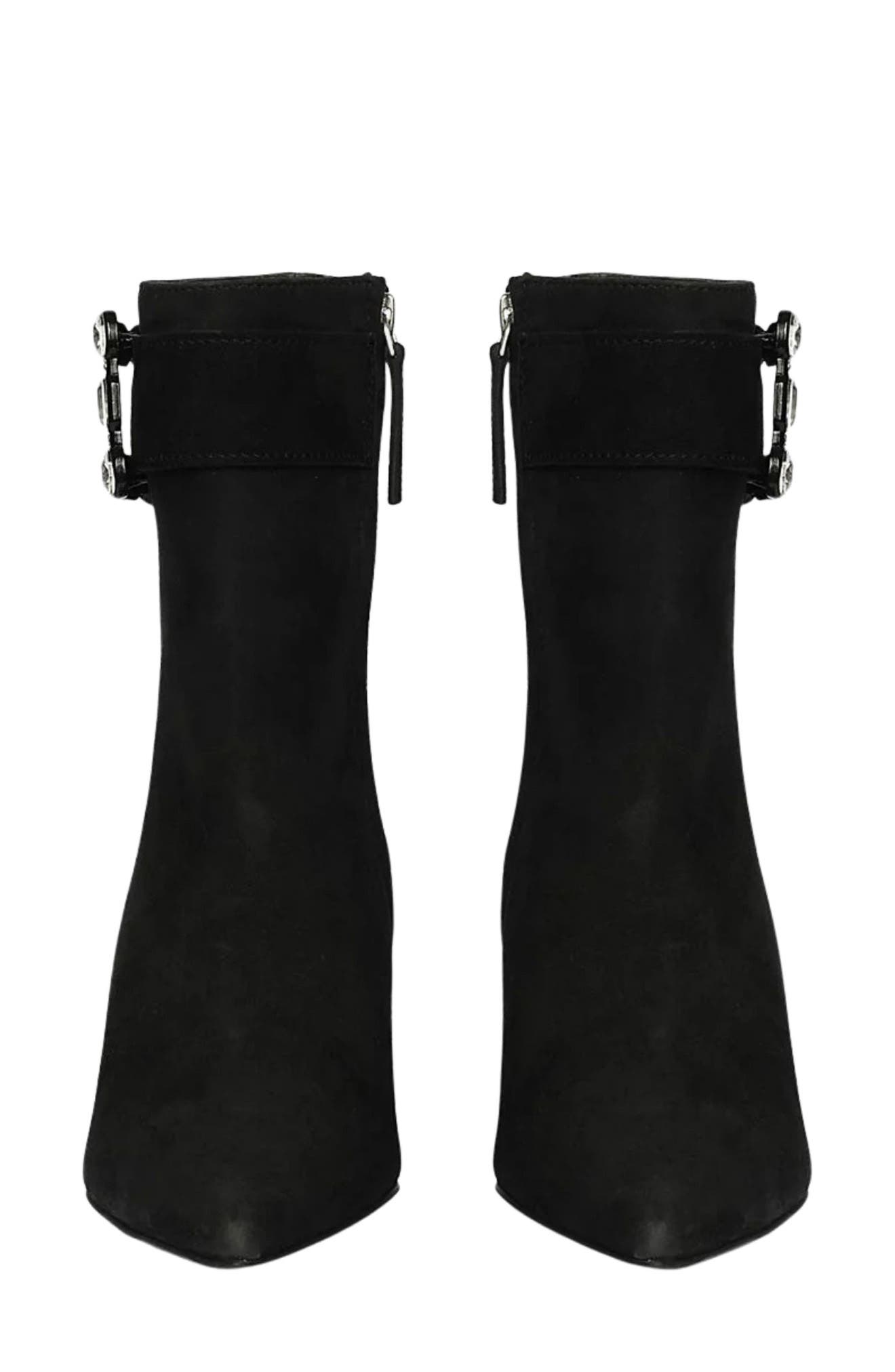 SAINT G Eishi Pointed Toe Bootie, Alternate, color, Black