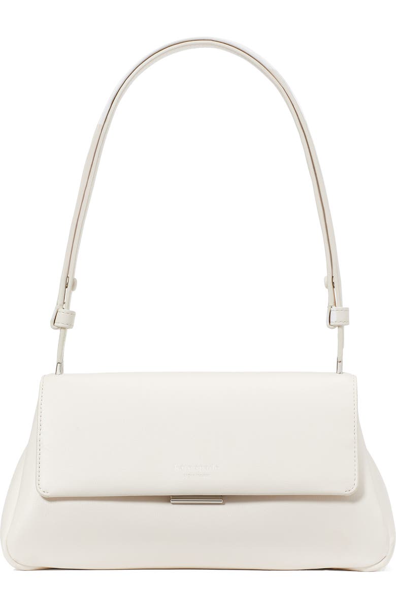 Kate Spade New York grace smooth leather convertible shoulder bag, Main, color, Cream.