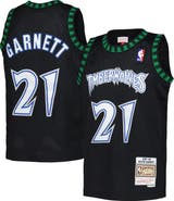 Mitchell & Ness Youth Mitchell & Ness Kevin Garnett Black Minnesota Timberwolves 1997/98 Hardwood Classics Swingman Jersey