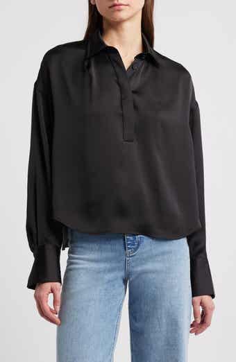 rag & bone Martha Long Sleeve Popover Shirt