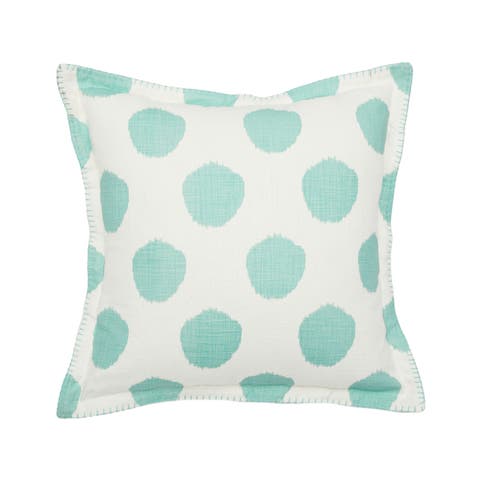 Surf Dot Printed Throw Pillow, 20" x 20"
