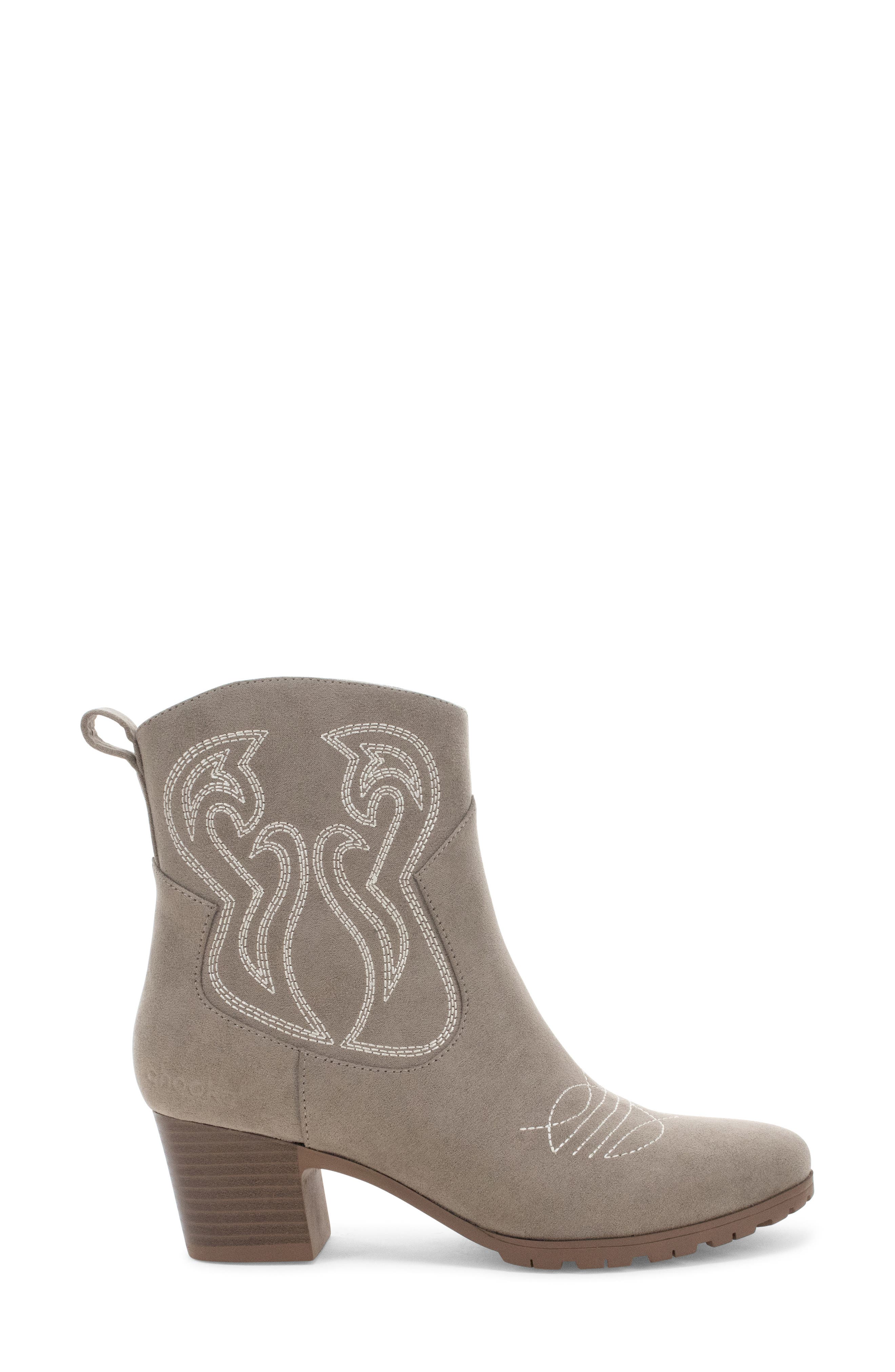 Twain Western Ankle Bootie, Alternate, color, TAUPE