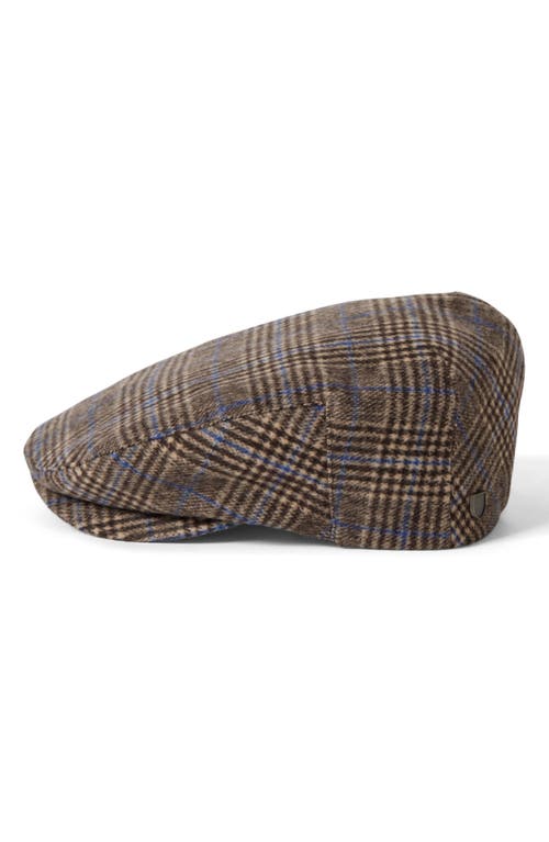 Brixton Barrel Driving Cap In Brown