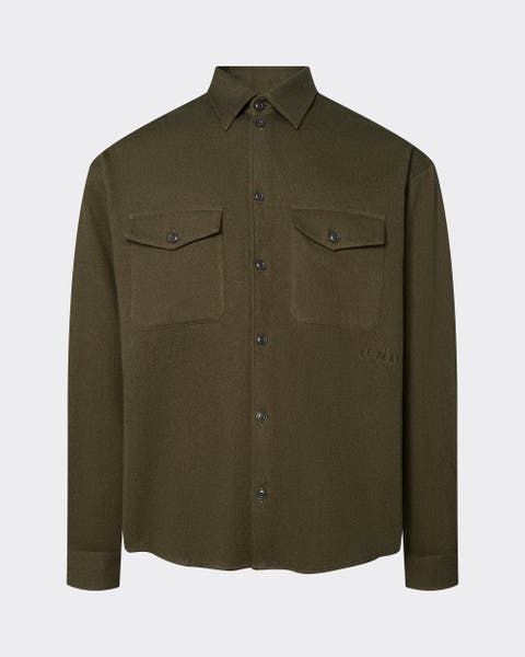 le PÈRE Workwear Button Down Green