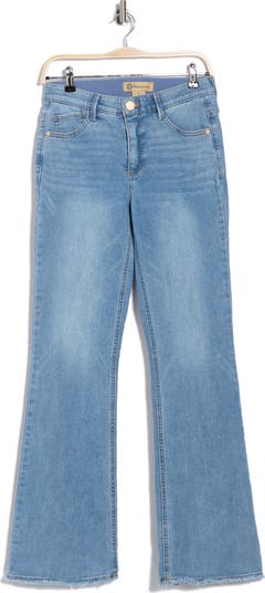 Fray Hem Itty Bitty More Bootcut Jeans