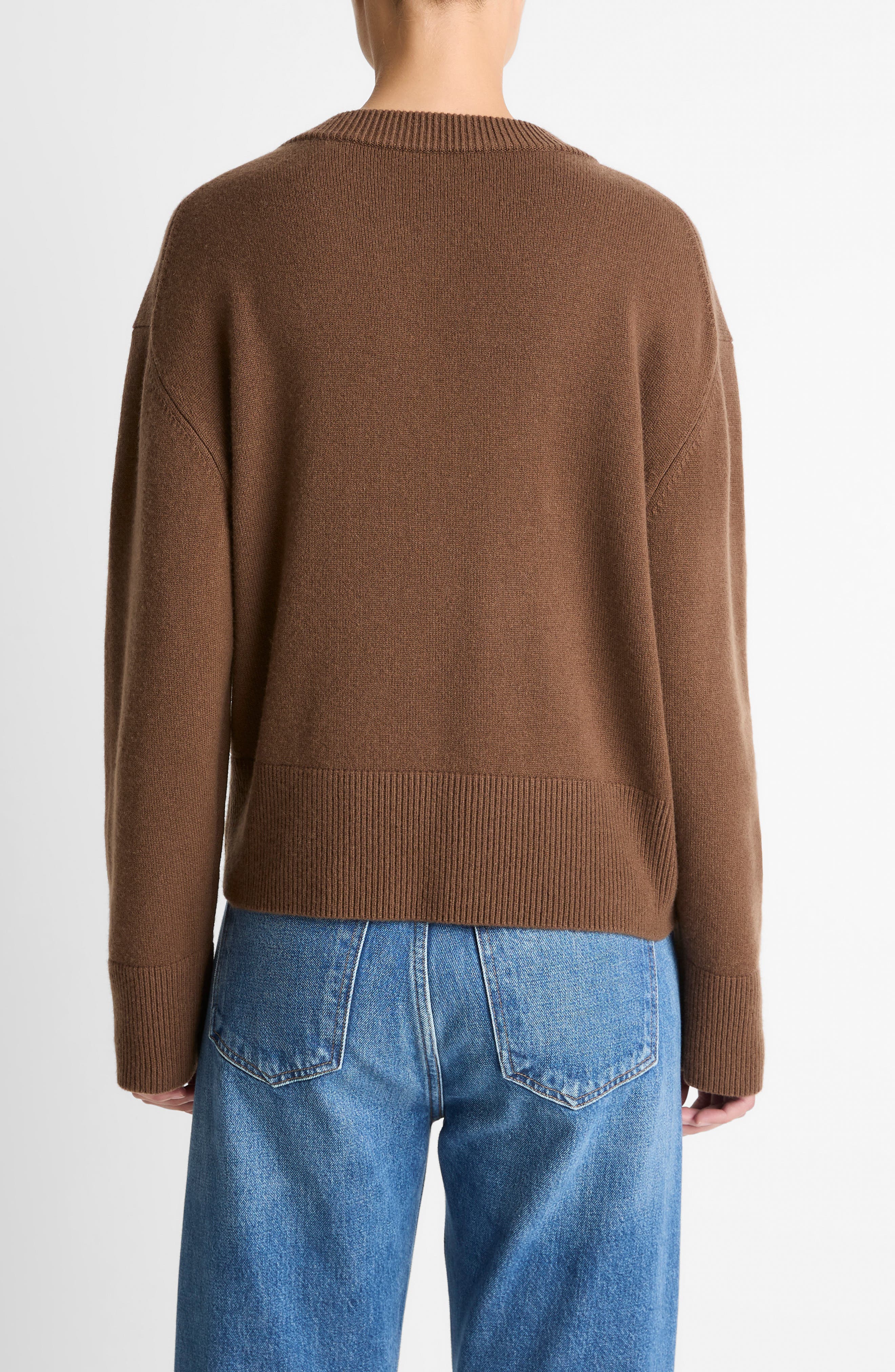 Wool & Cashmere V-Neck Sweater - image 2