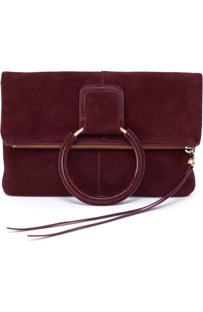 HOBO Heidi Leather Clutch, Main, color,