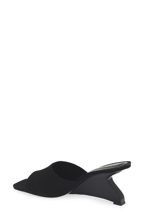 Reformation Enya Wedge Sandal In Black