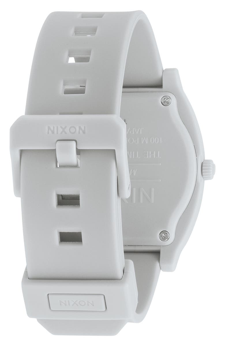 Nixon Time Teller P Polyurethane Strap Watch, 40mm, Alternate, color,