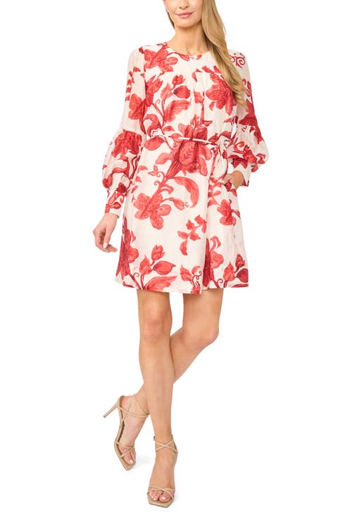 Floral Long Sleeve Dress