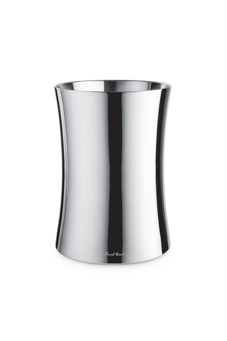 Double-Wall Stainless Steel Wine Chiller, Alternate, color, Silver