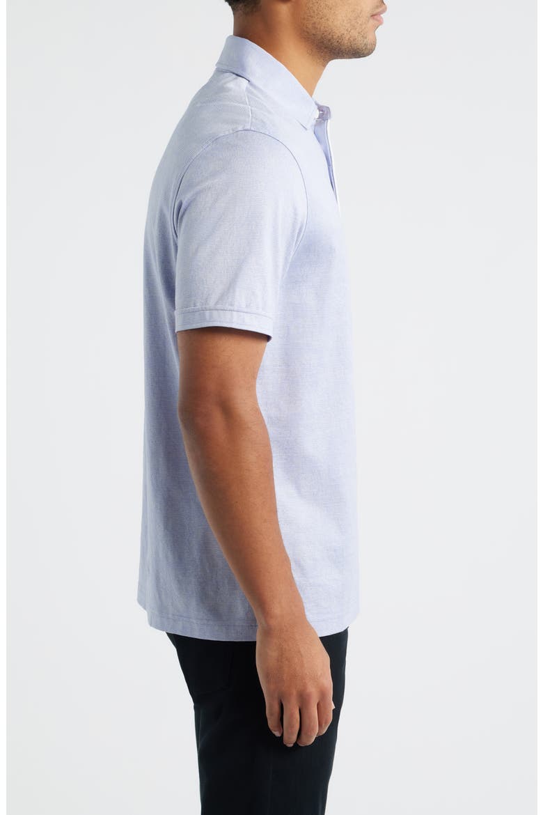 Mercerized Cotton Polo, Alternate, color, THISTLE