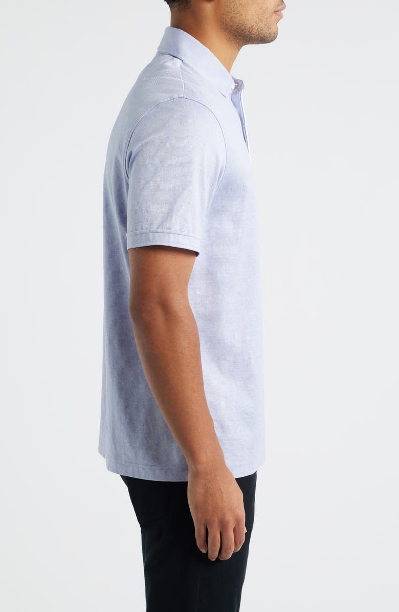 Bugatchi Mercerized Cotton Polo, Alternate, color, Thistle