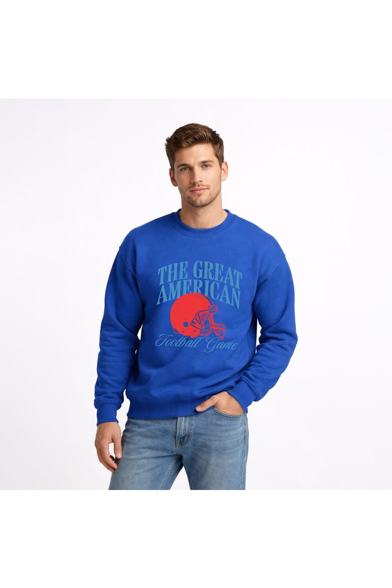 The Great American Football Game Sweatshirt, Main, color, Royal