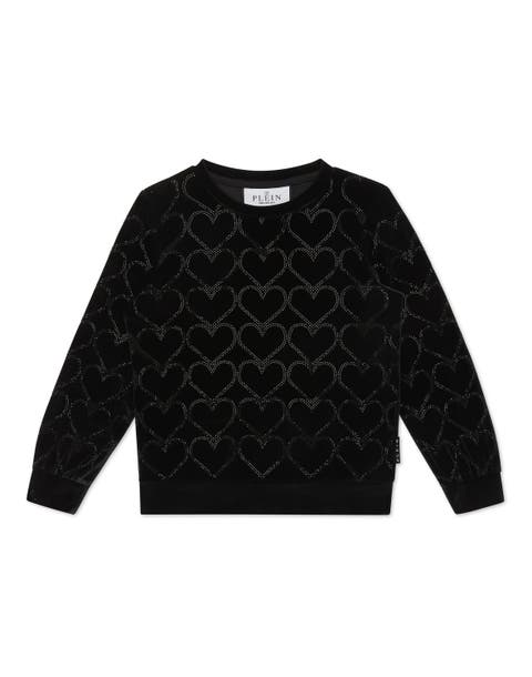 Sweatshirt Ls Heart Girl