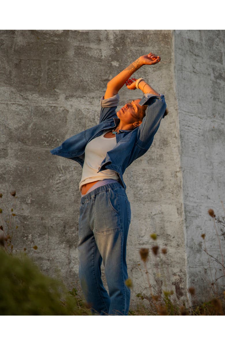 Carve Designs Zoe Lightweight Denim Pant, Alternate, color, Magnolia