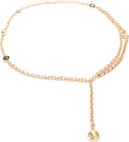 Kate Spade New York multi charm layered chain belt