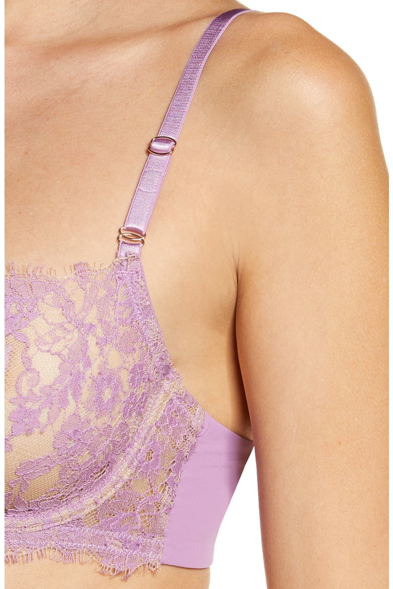 Entice Underwire Balconette Bra, Alternate, color, VERVAIN / NYLON