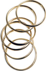 MANGO Set of Six Bangle Bracelets