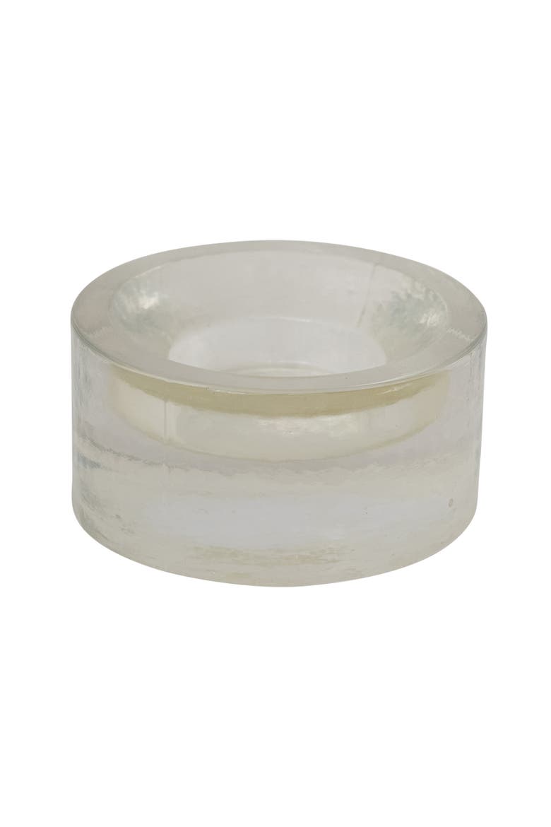 Round Tealight Candle Holder, Main, color, White